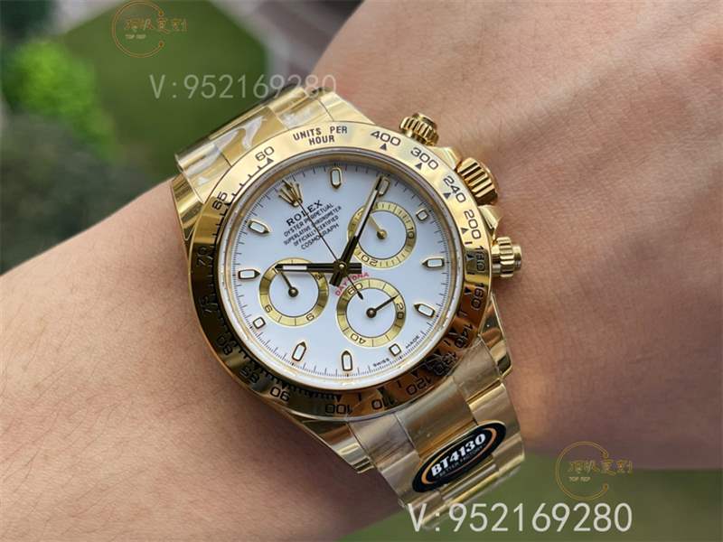 bt廠勞力士迪通拿全金白盤(pán)116508復(fù)刻表做工怎么樣-復(fù)刻表
