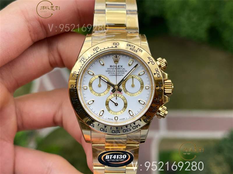bt廠勞力士迪通拿全金白盤(pán)116508復(fù)刻表做工怎么樣-復(fù)刻表