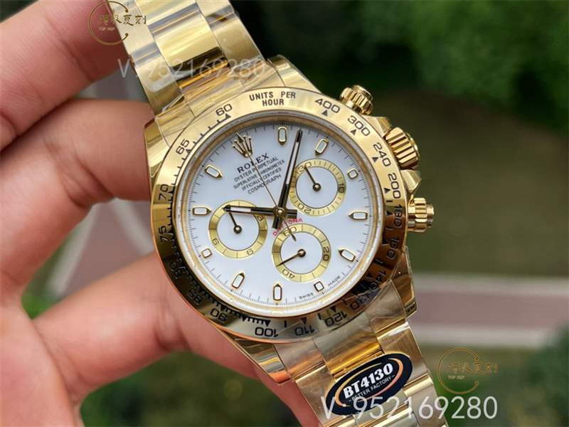 bt廠勞力士迪通拿全金白盤(pán)116508復(fù)刻表做工怎么樣-復(fù)刻表
