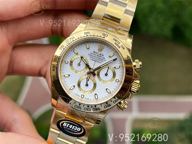 bt廠勞力士迪通拿全金白盤(pán)116508復(fù)刻表做工怎么樣-復(fù)刻表