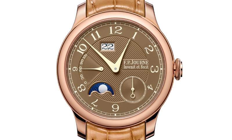 日期窗、月相窗再大一點(diǎn)，F(xiàn)P JOURNE Octa Automatique Lune Havana雪茄面月相表改版再現(xiàn)-復(fù)刻表