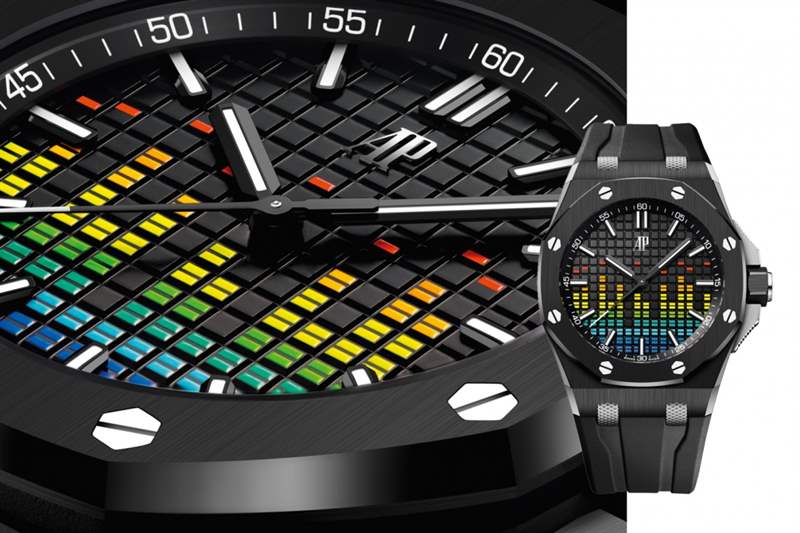Audemars Piguet愛彼最新Royal Oak Offshore Selfwinding Music Edition｜大膽將腕表化作Equalizer-復刻表