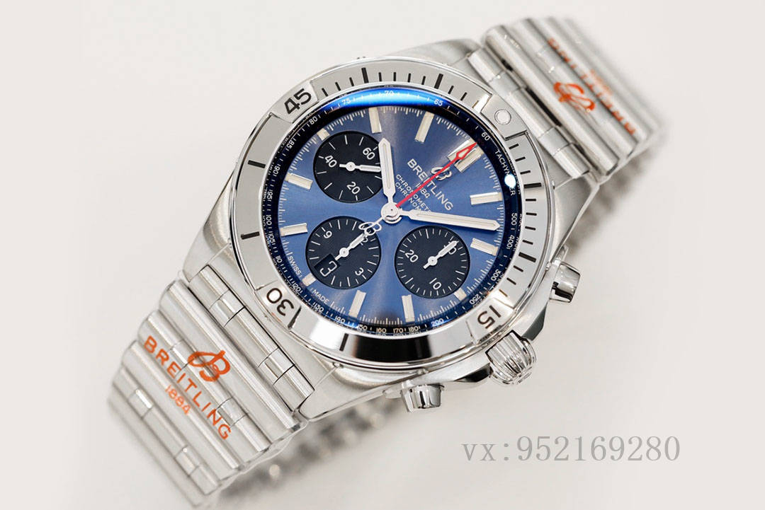 GF廠百年靈大鋼王機械計時藍盤腕表質量怎么樣-復刻表