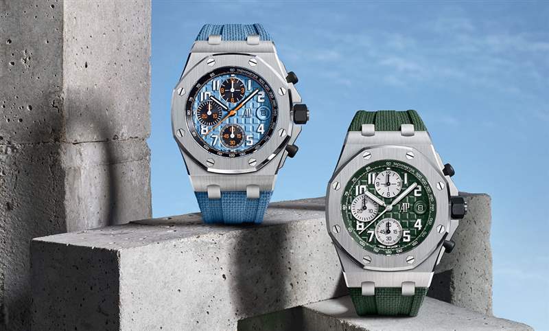 42mm初代設計進化回歸，常態(tài)發(fā)行！愛彼皇家橡樹離岸型自動上鏈計時碼表-復刻表