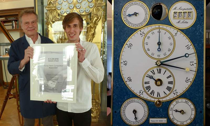 400年周期萬年歷專利!Mario Scarpatetti贏得FPJourne 2021年輕制表人才競賽-復(fù)刻表