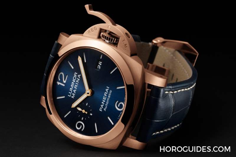 沛納海Goldtech?紅金的獨家魅力｜Luminor Marina Goldtech? 紅金44mm-PAM01112-復刻表