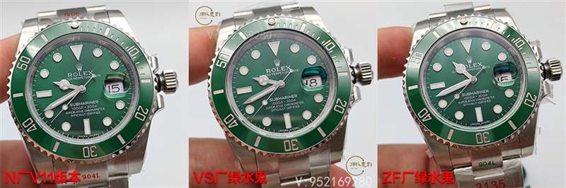 VS廠、ZF廠、N廠勞力士水鬼獨家對比，哪家復刻做工最為出色呢-復刻表