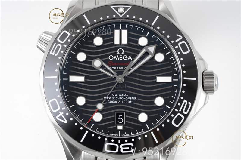 ZF廠歐米茄海馬300獨(dú)家黑色旋渦擺輪,超越vs廠和or廠海馬-復(fù)刻表