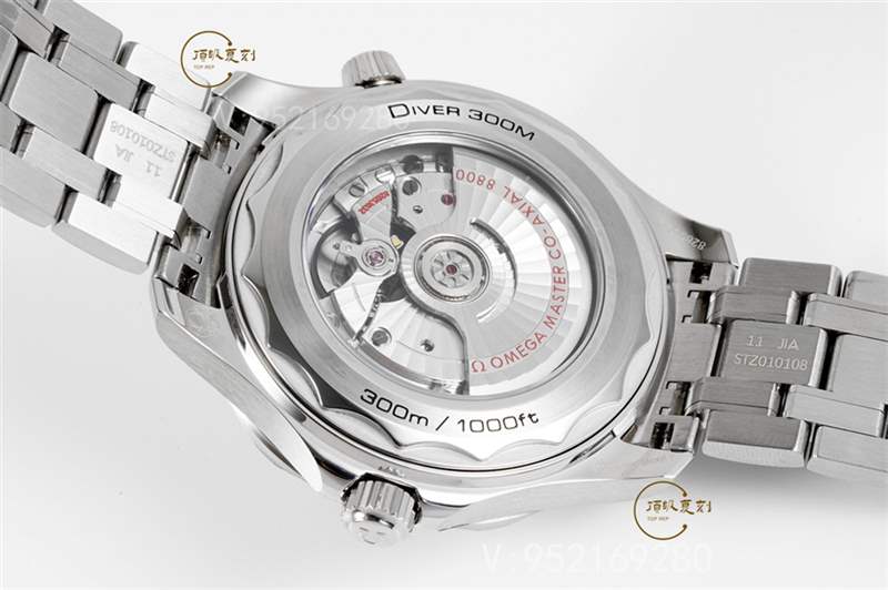 ZF廠歐米茄海馬300獨(dú)家黑色旋渦擺輪,超越vs廠和or廠海馬-復(fù)刻表