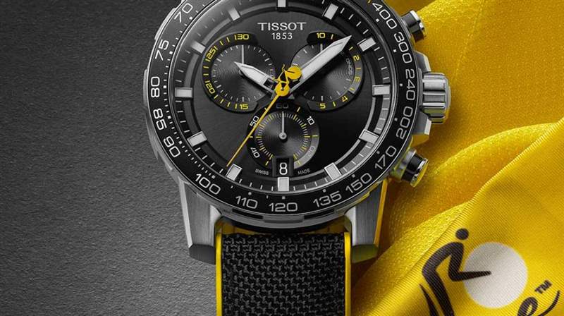 天梭超級運動計時特別版，騎行激情-復刻表