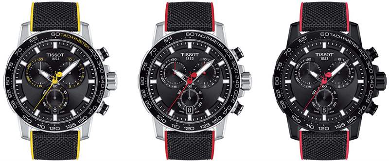 天梭超級運動計時特別版，騎行激情-復刻表