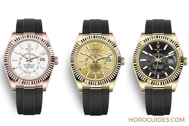 ROLEX Sky-Dweller首次搭配黑橡膠表帶!-復刻表