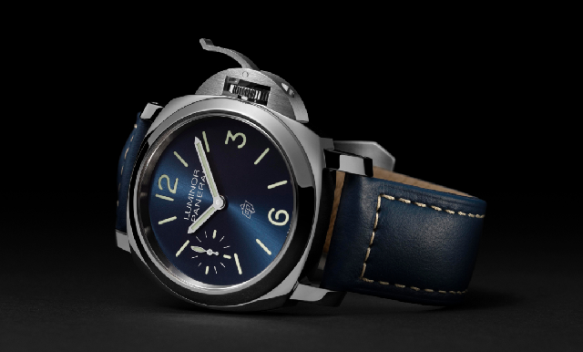 首見OP logo搭藍(lán)面｜沛納海Luminor Blu Mare腕表-復(fù)刻表