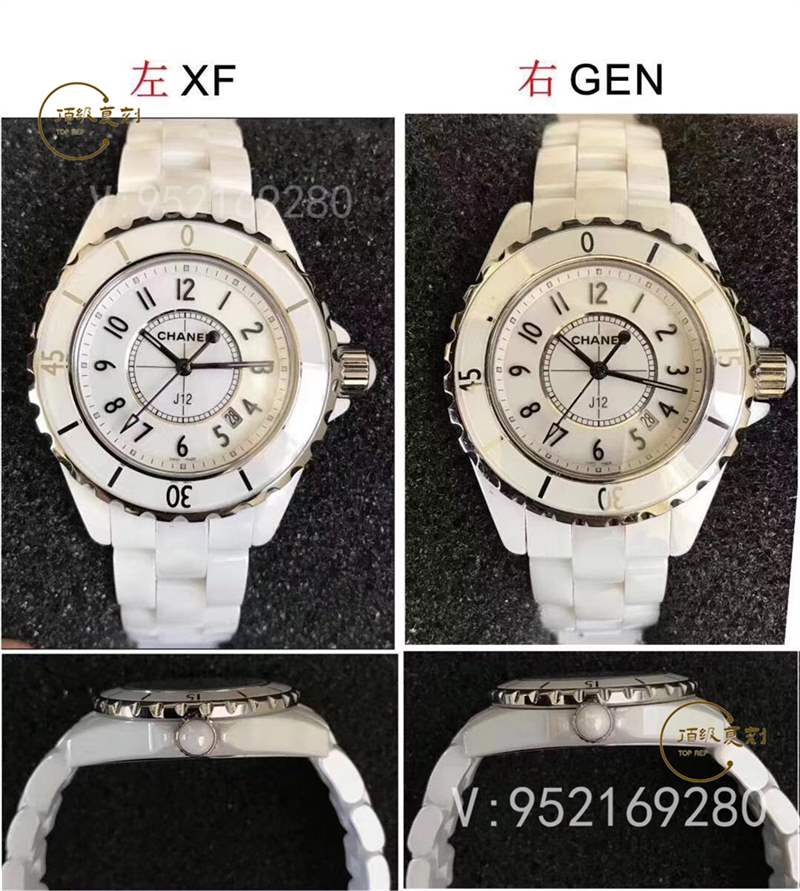 XF廠Chanel香奈兒J12黑白雙絕石英女表復(fù)刻做工怎么樣-復(fù)刻表