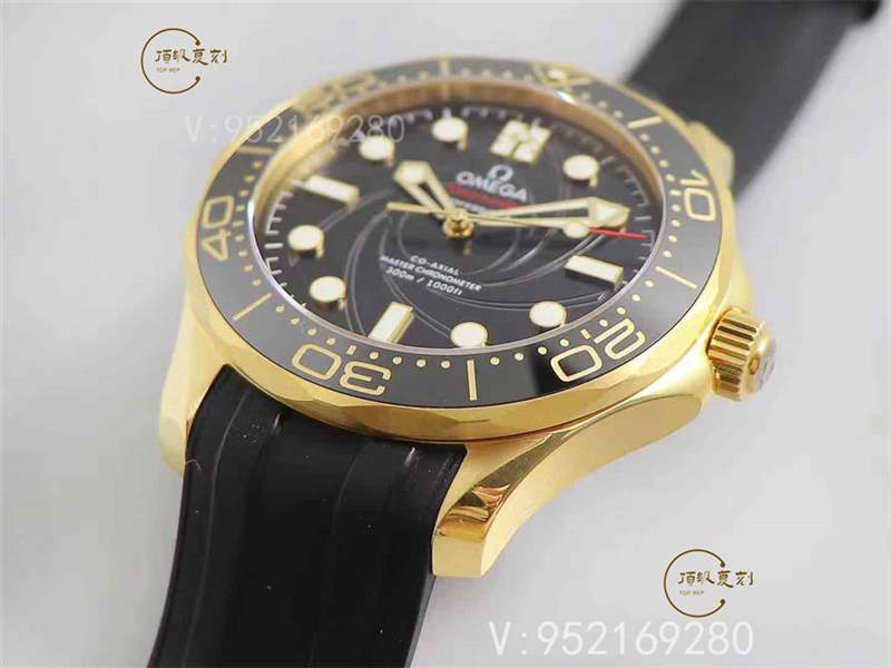 VS廠歐米茄海馬黃金版女王密使007復(fù)刻表怎么樣,醉美黃金版邦德-復(fù)刻表