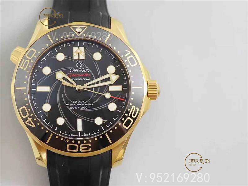 VS廠歐米茄海馬黃金版女王密使007復(fù)刻表怎么樣,醉美黃金版邦德-復(fù)刻表