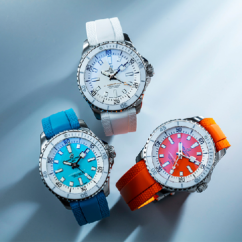 優雅接棒的細膩布局！百年靈Superocean尺寸齊全的繽紛新作-復刻表