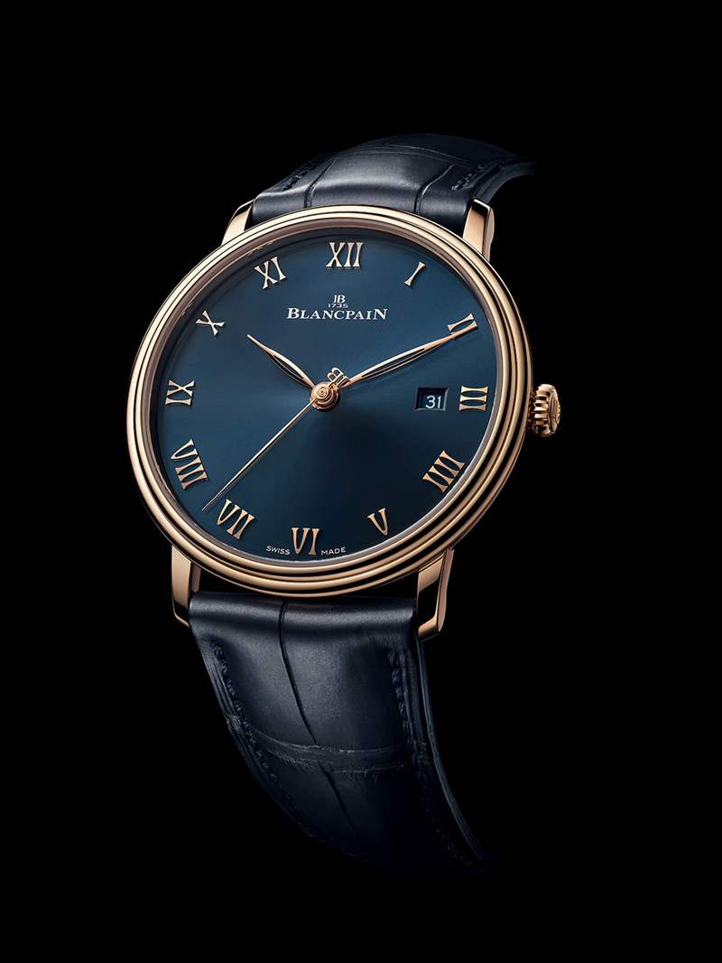 寶珀 Villeret Ultraplate 藍(lán)色表盤