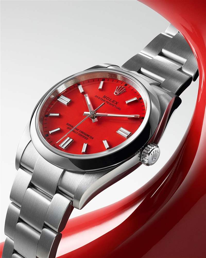 Rolex OP手表珊瑚紅表面爆冷暴升63% 同期漲幅超越Tiffany Blue-復刻表