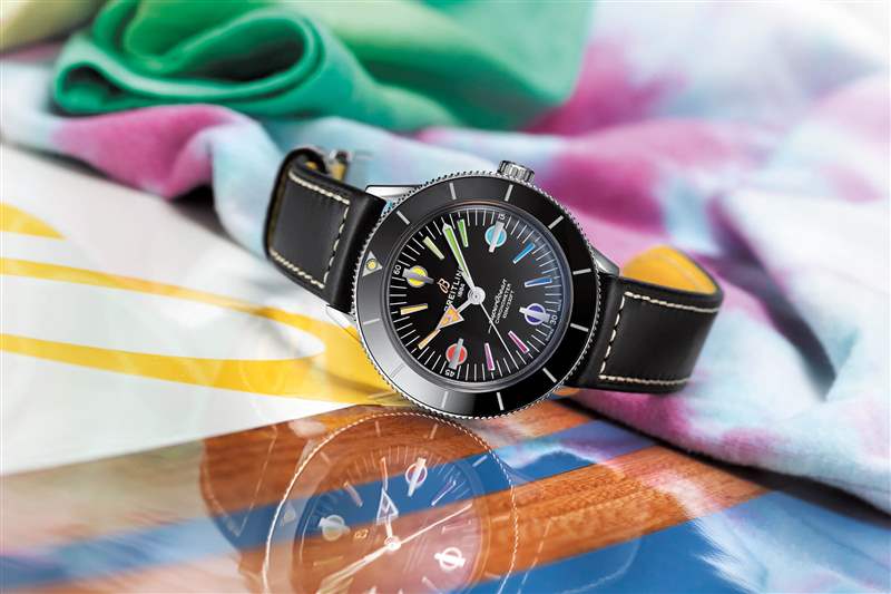 百年靈超級(jí)海洋'57 Heritage Capsule七彩系列A10370121B1A1-復(fù)刻表