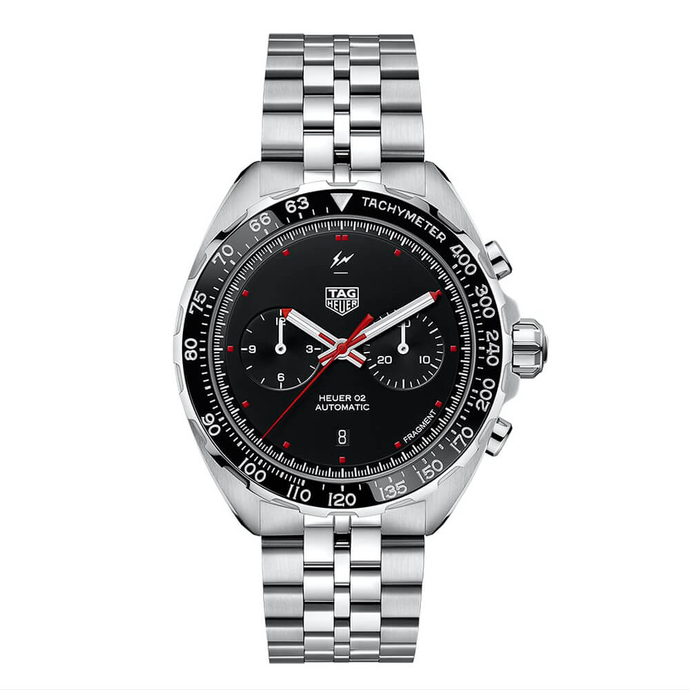 泰格豪雅 x Fragment聯名設計Heuer 02計時碼表-復刻表