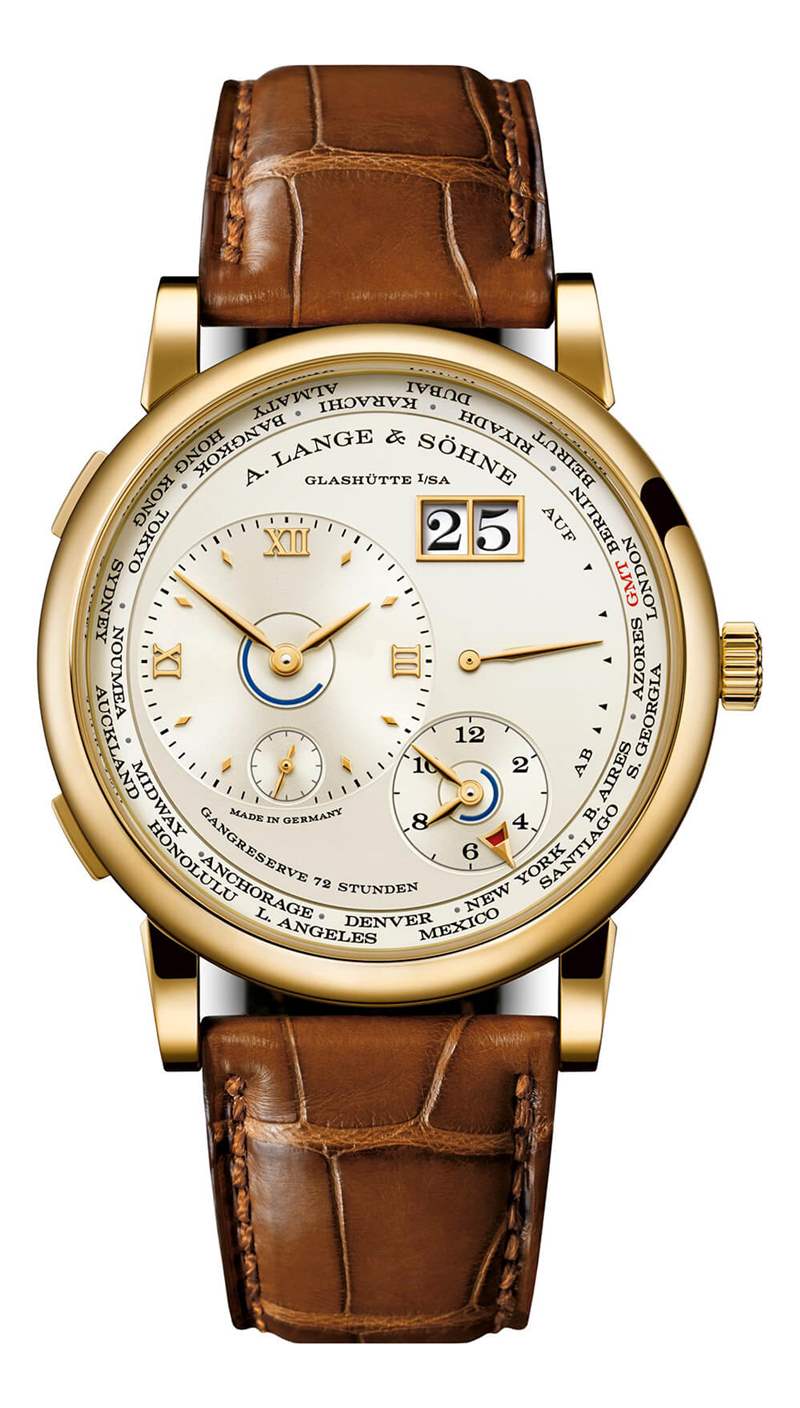 朗格最優雅的旅行表A. Lange & S?hne Lange 1時區-復刻表