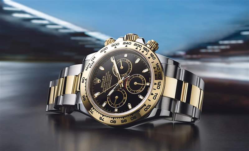 Rolex Yacht-Master彩虹圈手表表殼鑲上彩色寶石、鉆石低調奢華-復刻表