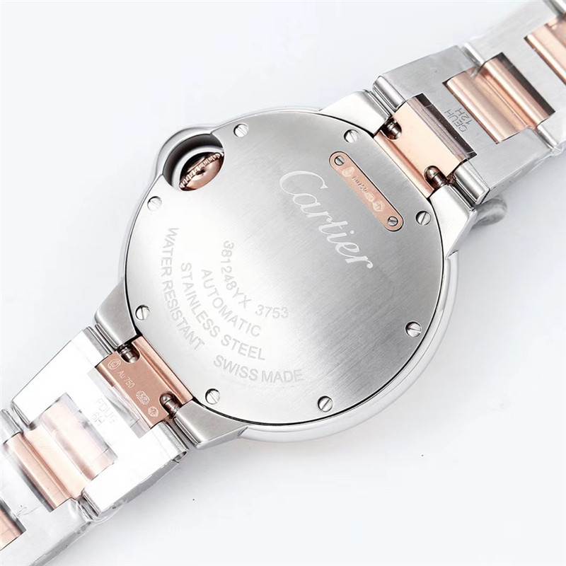 V6廠卡地亞33mm間玫瑰金藍(lán)氣球W2BB0023復(fù)刻表做工怎么樣-復(fù)刻表