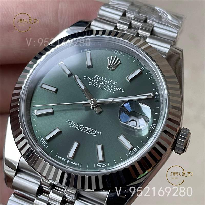 c廠(clean廠)勞力士日志126334薄荷綠盤41mm復(fù)刻表做工怎么樣-復(fù)刻表