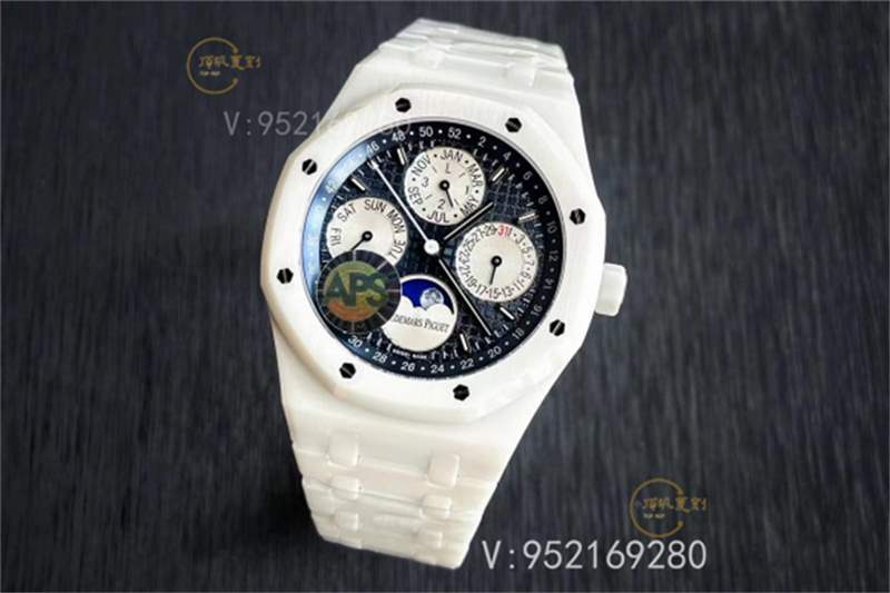 APS廠AP愛(ài)彼萬(wàn)年歷白陶瓷AP26579計(jì)時(shí)表復(fù)刻做工怎么樣-復(fù)刻表