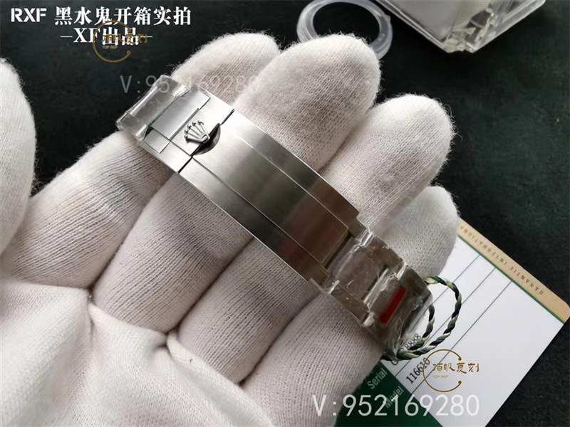 RXF廠勞力士黑水鬼復(fù)刻表對比正品怎么樣-復(fù)刻表