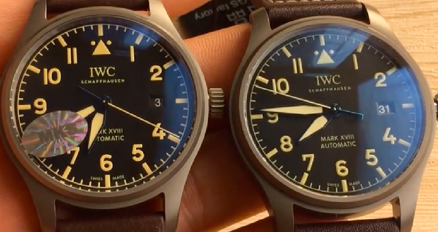 MKS廠萬國馬克十八鈦殼對比GS廠馬克十八復刻表怎么樣-復刻表