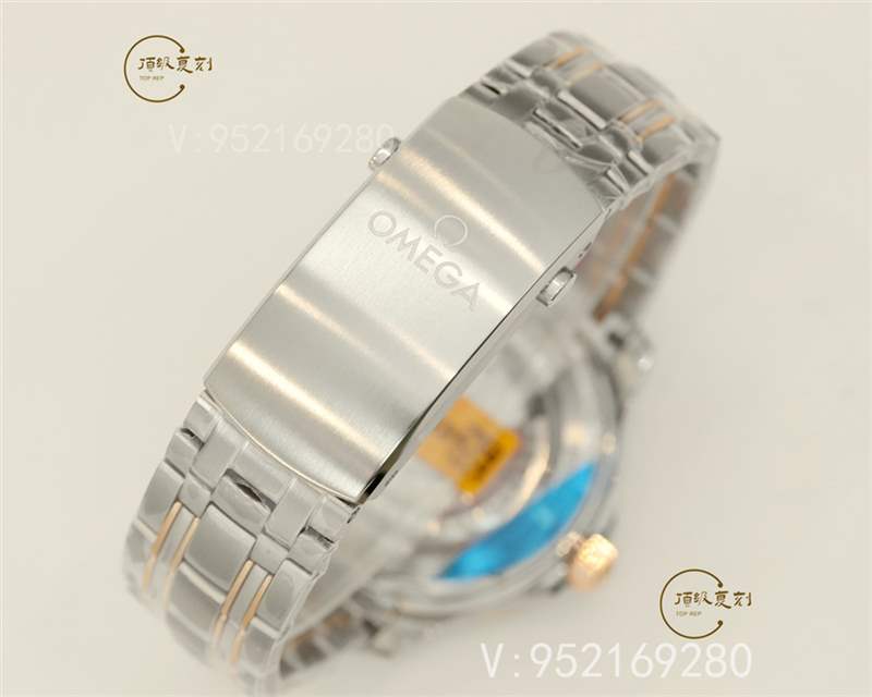 OR廠海馬300-OR廠歐米茄海馬300間玫瑰金藍(lán)盤(pán)復(fù)刻表做工怎么樣-復(fù)刻表