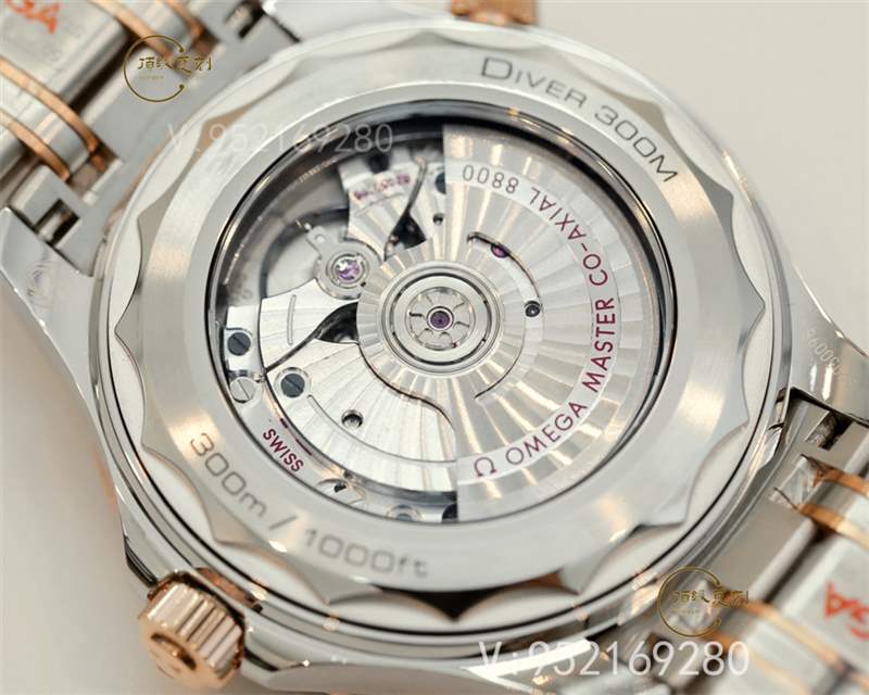 OR廠海馬300-OR廠歐米茄海馬300間玫瑰金藍(lán)盤(pán)復(fù)刻表做工怎么樣-復(fù)刻表