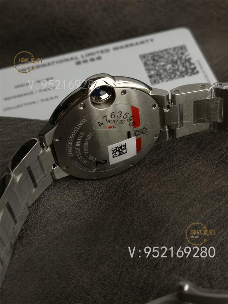 V6廠藍氣球-V6廠卡地亞33mm石英藍氣球W6920084復刻表做工怎么樣-復刻表