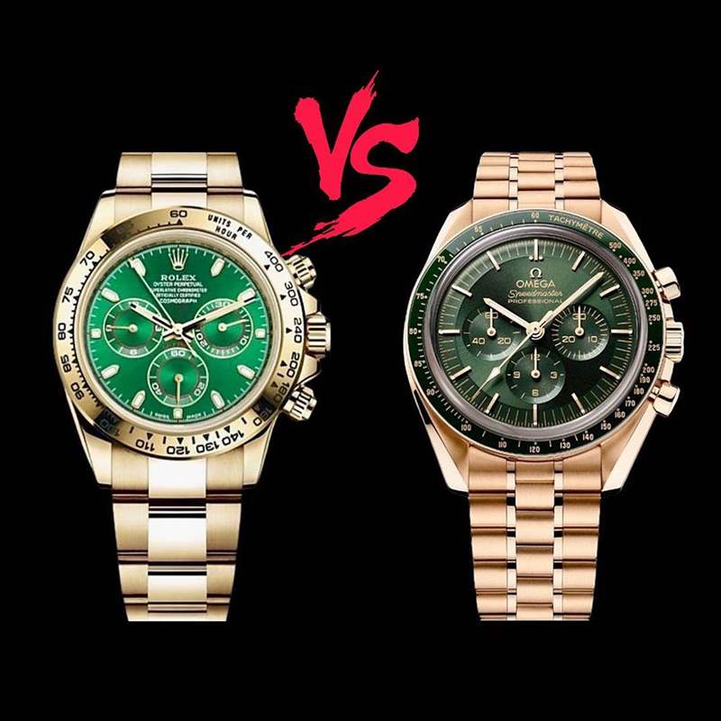 ROLEX vs OMEGA｜5大對應手表決高下Daytona、水鬼、OP如雙胞胎-復刻表