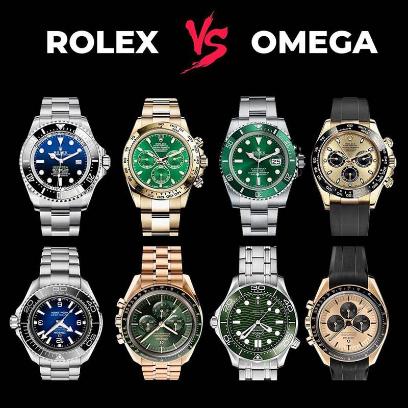 ROLEX vs OMEGA｜5大對應手表決高下Daytona、水鬼、OP如雙胞胎-復刻表