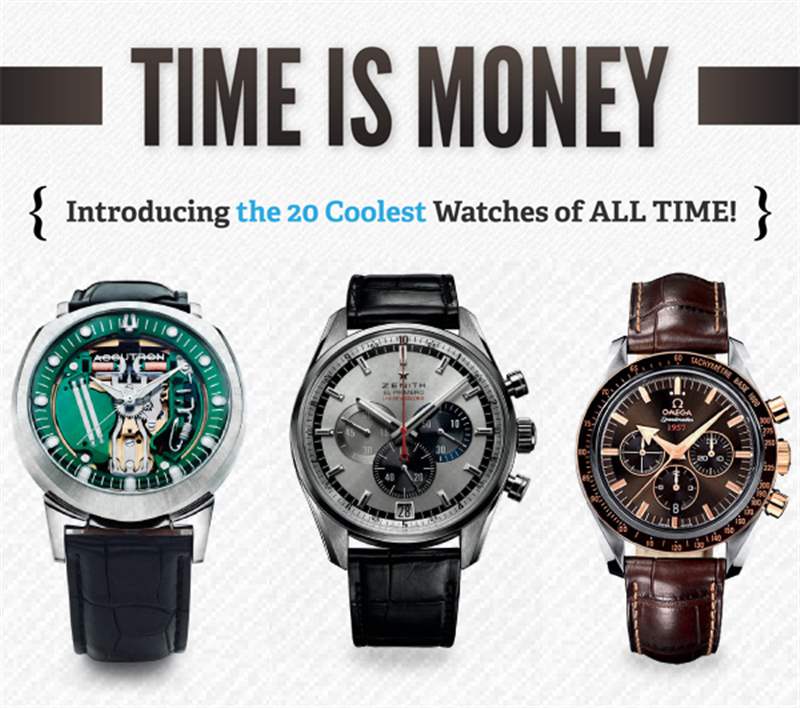 一家保險公司列出的有史以來最熱門的20款手表-復(fù)刻表