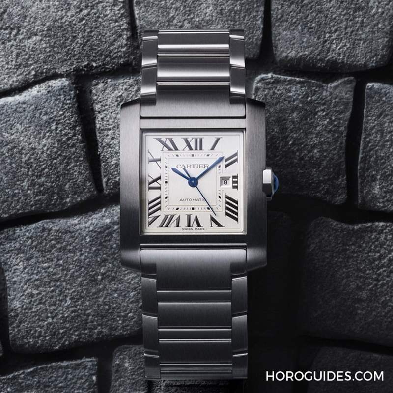 法國坦克回來了！Cartier Tank家族唯一鏈帶表款Tank Fran?aise改版回歸-復刻表