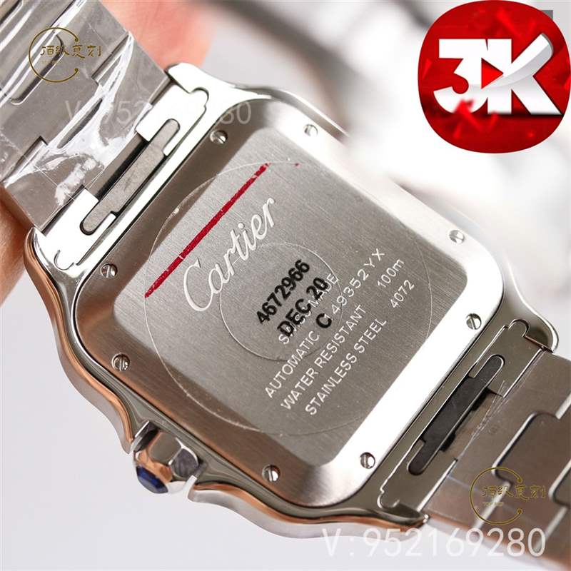 3K廠卡地亞山度士對比正品怎么樣,比V6廠、BV廠、GF廠更值得入手嗎-復刻表