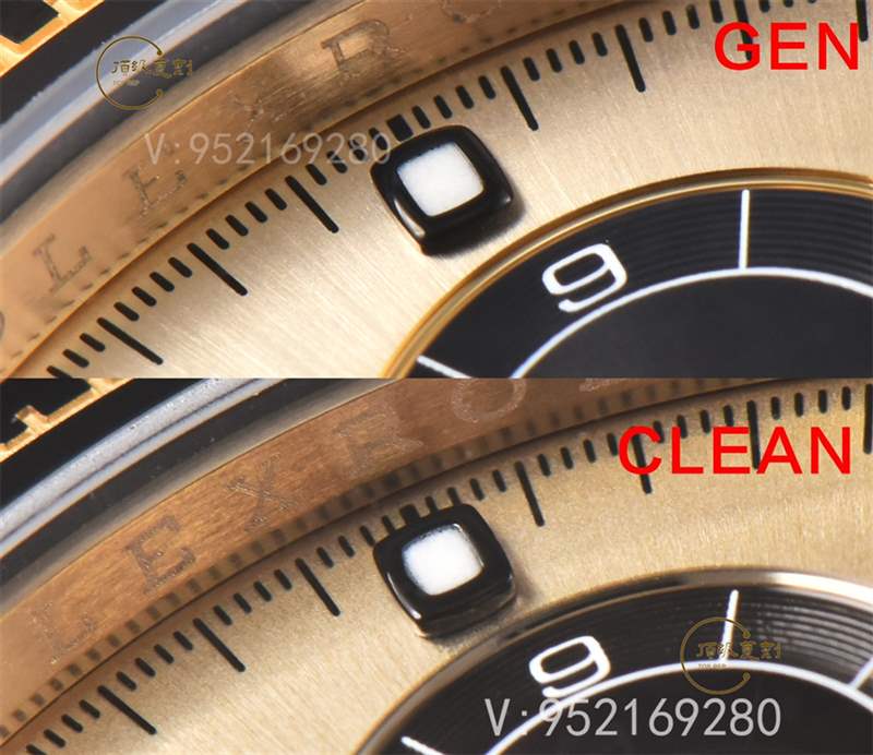 Clean廠C廠勞力士余文樂迪通拿真假對(duì)比,C廠余文樂對(duì)比正品區(qū)別大嗎-復(fù)刻表