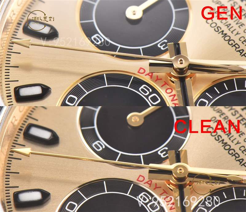 Clean廠C廠勞力士余文樂迪通拿真假對(duì)比,C廠余文樂對(duì)比正品區(qū)別大嗎-復(fù)刻表