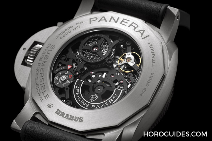 DMLS金屬鐳射燒結表殼加持!Panerai x Brabus聯(lián)名表第四代現(xiàn)身:Submersible S eTitanio PAM01403-復刻表