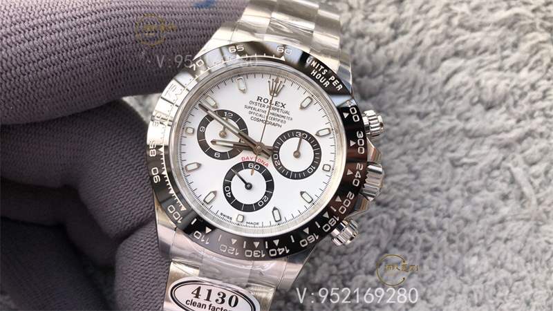 C廠Clean廠白熊貓迪細節(jié)怎么樣,C廠勞力士熊貓迪4130機芯穩(wěn)定嗎-復刻表