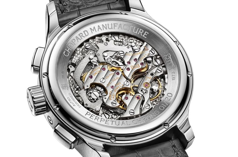 「罕見雙認證高工藝規(guī)格」蕭邦L.U.C萬年歷計時碼表-復刻表