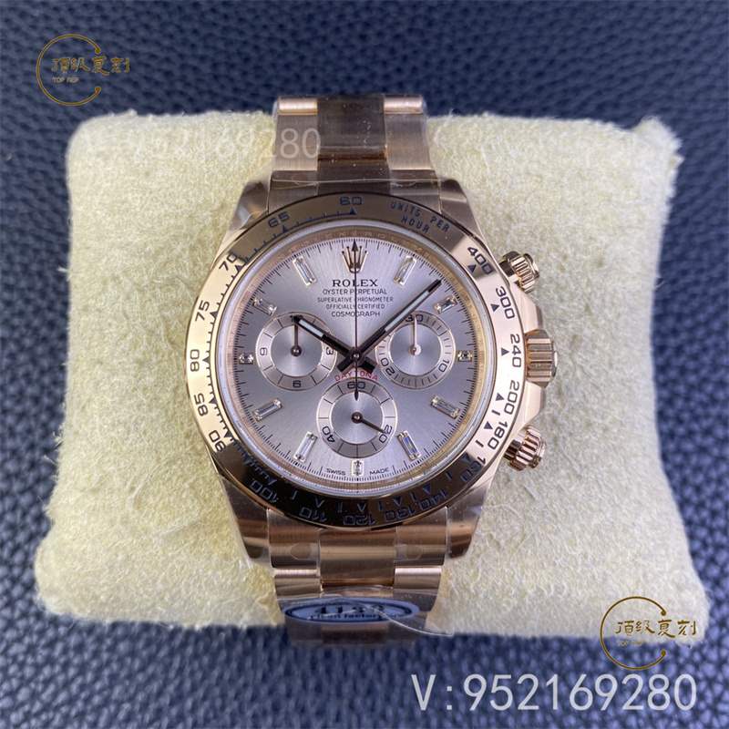 Clean廠C廠勞力士全金迪通拿鍍金層會(huì)掉色嗎?C廠玫瑰金莫桑鉆迪通拿怎么樣-復(fù)刻表