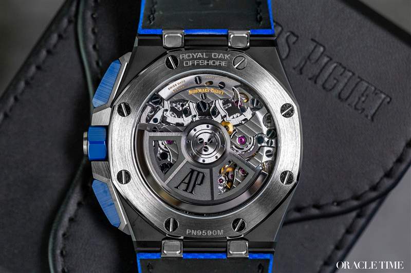 愛(ài)彼皇家橡樹離岸型自動(dòng)上鏈計(jì)時(shí)黑色和藍(lán)色陶瓷腕表-復(fù)刻表