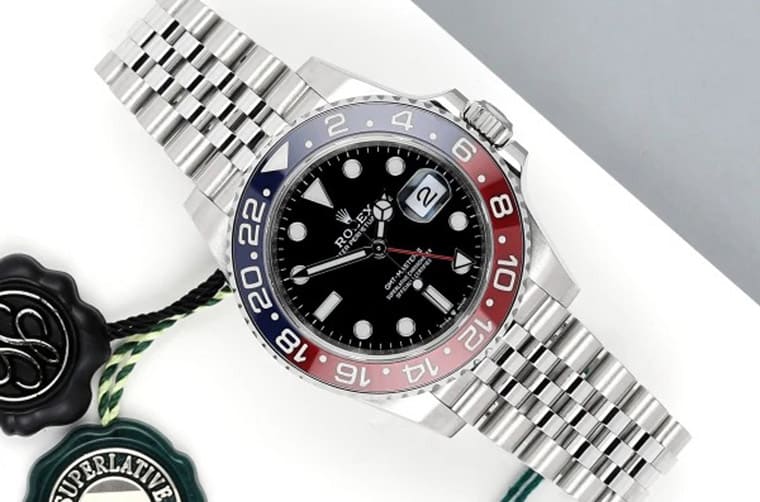勞力士鋼殼GMT-Master II百事圈10月底行情小漲、藍黑圈起起伏伏、綠黑圈價格持續跌-復刻表