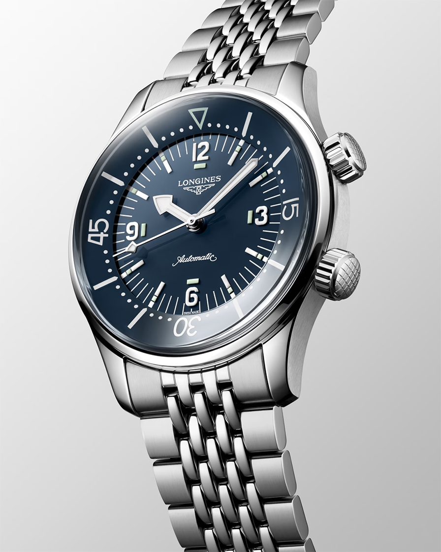 浪琴表Legend Diver Watch 39mm，無日期的復古詮釋-復刻表