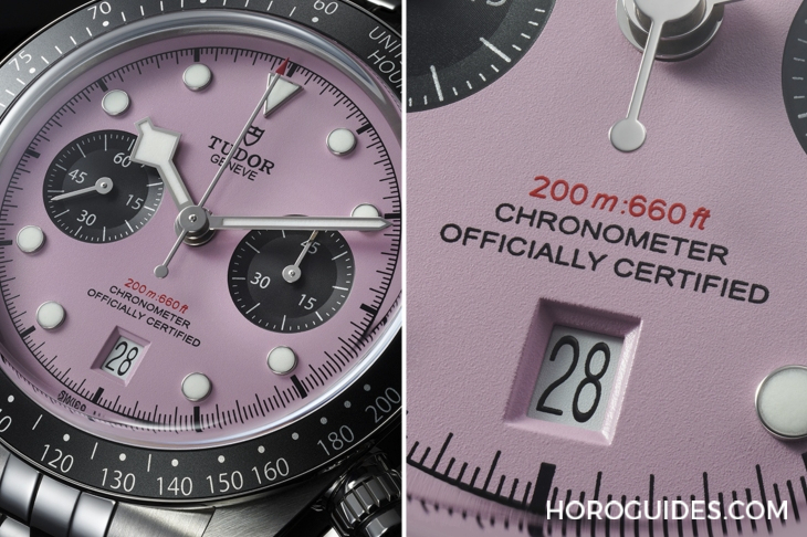 顛覆傳統(tǒng)的粉紅熊貓!帝舵表TUDOR發(fā)表Black Bay Chrono 'Pink'粉紅表盤計(jì)時(shí)碼表-復(fù)刻表